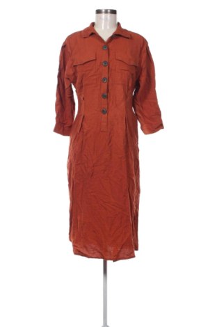 Kleid Pieces, Größe M, Farbe Orange, Preis 17,99 €, #136762586
