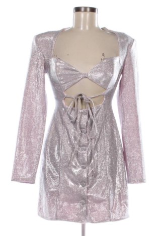 Рокля Bershka, Размер M, Цвят Сребрист, Цена 13,80 €, #136822109
