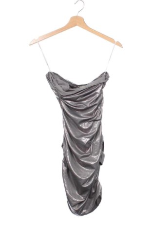 Рокля Pull&Bear, Размер M, Цвят Сребрист, Цена 13,29 €, #136727039