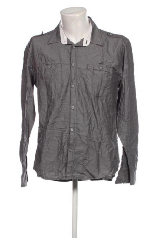 Мъжка риза Jack & Jones, Размер L, Цвят Сив, Цена 17,89 €, #127303469