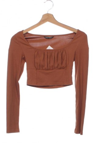 Γυναικεία μπλούζα SHEIN, Μέγεθος XS, Χρώμα Καφέ, Τιμή 1,99 €