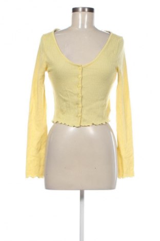 Damen Strickjacke H&M Divided, Größe M, Farbe Gelb, Preis 2,99 €