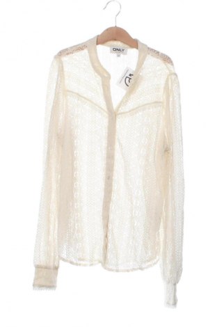 Damen Strickjacke ONLY, Größe XS, Farbe Ecru, Preis 5,99 €