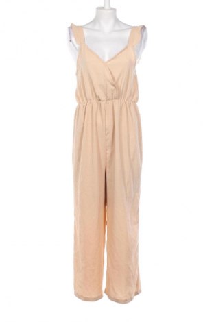 Дамски дълъг гащеризон Unbranded, Размер M, Цвят Бежов, Цена 4,09 €