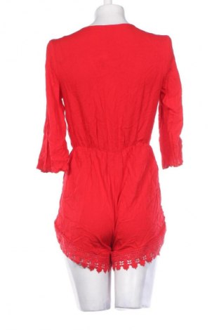 Дамски къс гащеризон H&M Divided, Размер M, Цвят Червен, Цена 3,57 €