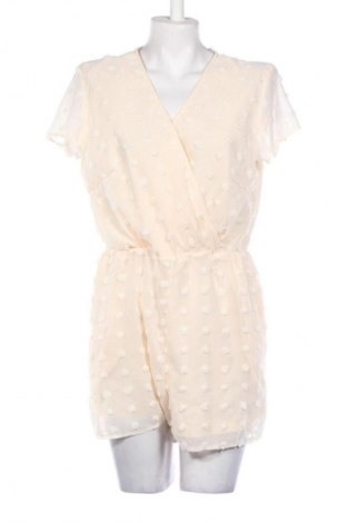 Дамски къс гащеризон Unbranded, Размер M, Цвят Екрю, Цена 3,57 €