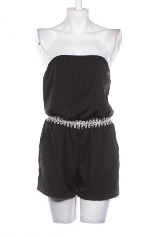 Дамски къс гащеризон Unbranded, Размер L, Цвят Черен, Цена 3,57 €