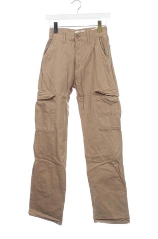 Damskie spodnie Stradivarius, Rozmiar XS, Kolor Beżowy, Cena 28,99 zł