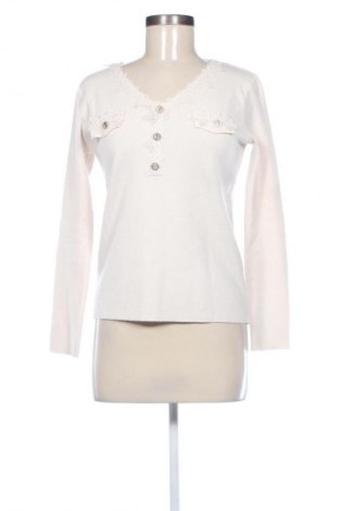 Damski sweter Unbranded, Rozmiar M, Kolor Beżowy, Cena 33,99 zł