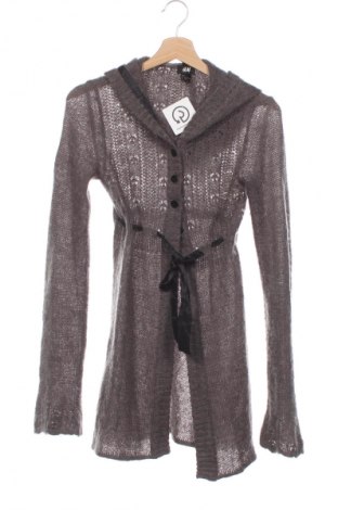 Dziecięcy kardigan H&M, Rozmiar 14-15y/ 168-170 cm, Kolor Szary, Cena 14,99 zł