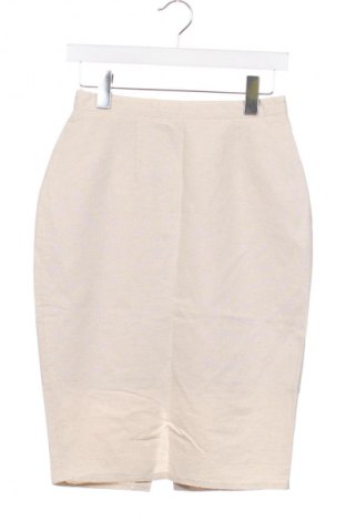 Rock Unbranded, Größe XS, Farbe Ecru, Preis 4,99 €