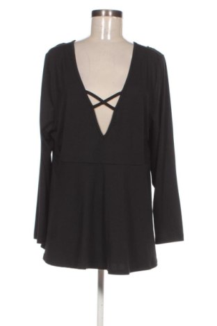 Bluzka damska SHEIN, Rozmiar 3XL, Kolor Czarny, Cena 48,23 zł, #136858867