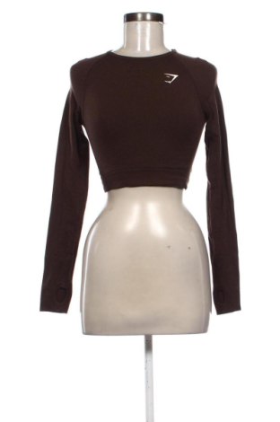 Bluzka damska Gymshark, Rozmiar S, Kolor Brązowy, Cena 134,03 zł, #136861960