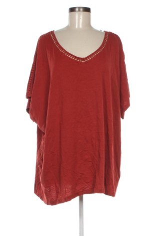 Bluzka damska Laura Torelli, Rozmiar 4XL, Kolor Czerwony, Cena 49,99 zł, #136872797