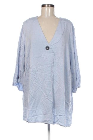 Bluză de femei Ulla Popken, Mărime 5XL, Culoare Albastru, Preț 119,99 Lei, #136872886