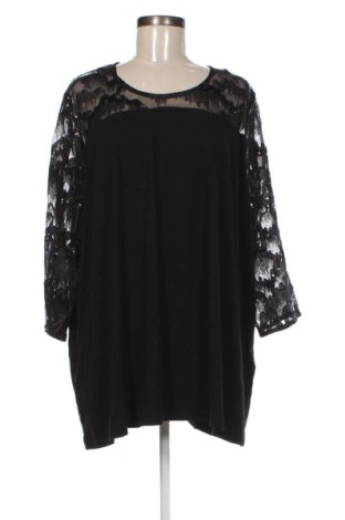 Bluză de femei Ulla Popken, Mărime 4XL, Culoare Negru, Preț 175,99 Lei, #136874806