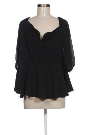 Дамска блуза SHEIN, Размер XXL, Цвят Черен, Цена 9,71 €, #136879963