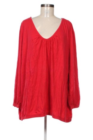 Γυναικεία μπλούζα Unbranded, Μέγεθος 4XL, Χρώμα Κόκκινο, Τιμή 10,99 €, #136893238
