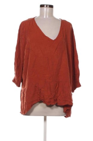 Дамска блуза ONLY Carmakoma, Размер 3XL, Цвят Оранжев, Цена 8,00 €, #136908053