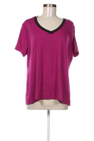 Γυναικεία μπλούζα Fruit Of The Loom, Μέγεθος XXL, Χρώμα Ρόζ , Τιμή 10,99 €, #136908190