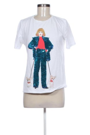 Damen Shirt Zara, Größe M, Farbe Weiß, Preis 9,00 €, #136909139