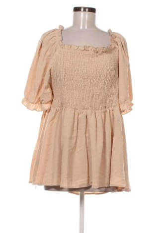 Dámska blúza SHEIN, Veľkosť 4XL, Farba Béžová, Cena  13,95 €, #136933708
