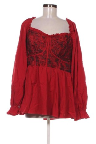 Női blúz SHEIN, Méret 3XL, Szín Piros, Ár 4 299 Ft, #136934970