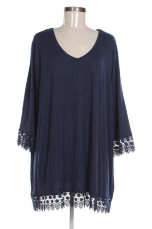 Bluzka damska Ulla Popken, Rozmiar 3XL, Kolor Niebieski, Cena 98,99 zł, #136938992