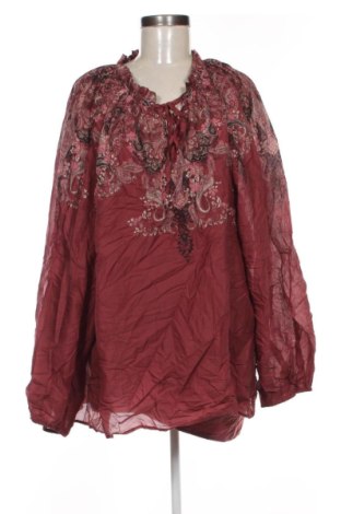 Damen Shirt City Chic, Größe 4XL, Farbe Rot, Preis 12,99 €, #136942457