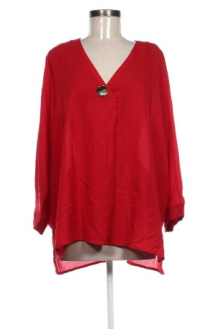 Bluză de femei Unbranded, Mărime 3XL, Culoare Roșu, Preț 103,99 Lei, #136949084