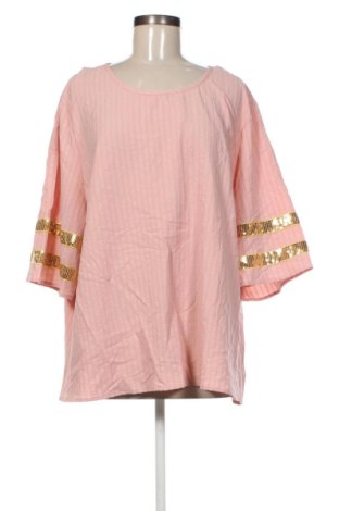 Damen Shirt SHEIN, Größe 4XL, Farbe Rosa, Preis 12,99 €, #136951559