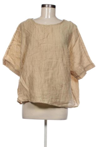 Bluză de femei Zanzea, Mărime 4XL, Culoare Bej, Preț 88,99 Lei, #136951713