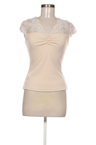 Damen Shirt SHEIN, Größe S, Farbe Beige, Preis 7,00 €, #136958796