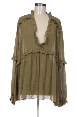 Γυναικεία μπλούζα Boohoo, Μέγεθος 3XL, Χρώμα Πράσινο, Τιμή 18,46 €, #136834715