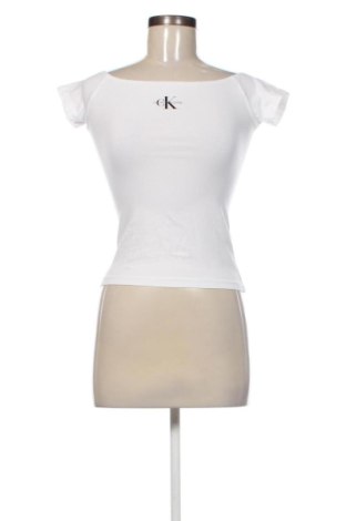 Damen Shirt Calvin Klein Jeans, Größe S, Farbe Weiß, Preis 42,99 €, #136887250