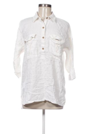 Bluză de femei Zara, Mărime L, Culoare Ecru, Preț 61,99 Lei, #136890207