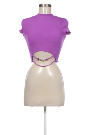 Bluzka damska Bershka, Rozmiar XS, Kolor Fioletowy, Cena 53,58 zł, #136902233