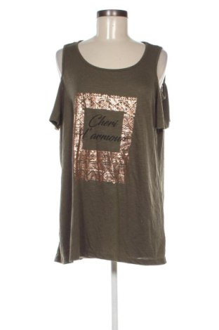 Damen Shirt Crossroads, Größe XXL, Farbe Grün, Preis 8,99 €, #136907521