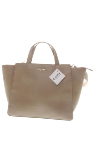 Geantă de femei Tommy Hilfiger, Culoare Bej, Preț 453,55 Lei, #136867072