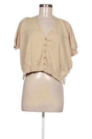 Cardigan de damă United Colors Of Benetton, Mărime L, Culoare Bej, Preț 155,20 Lei, #136866733