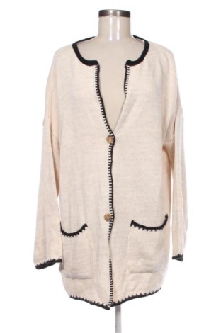 Γυναικεία ζακέτα NEW COLLECTION, Μέγεθος XXL, Χρώμα Εκρού, Τιμή 18,03 €, #136910918