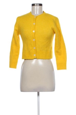 Дамска жилетка Zara, Размер S, Цвят Жълт, Цена 14,31 €, #136640127
