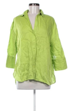 Дамска риза Zara, Размер M, Цвят Зелен, Цена 12,85 €, #136776105