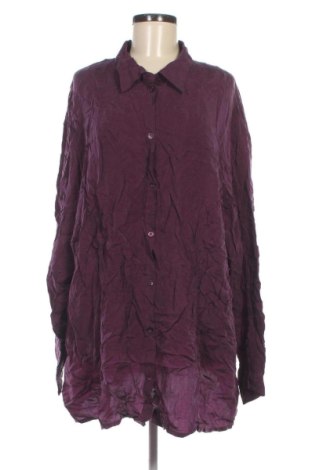 Γυναικείο πουκάμισο Unbranded, Μέγεθος 5XL, Χρώμα Βιολετί, Τιμή 27,99 €, #136849358