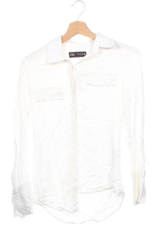 Dámska košeľa  Zara, Veľkosť XS, Farba Kremová, Cena  13,95 €, #136884925