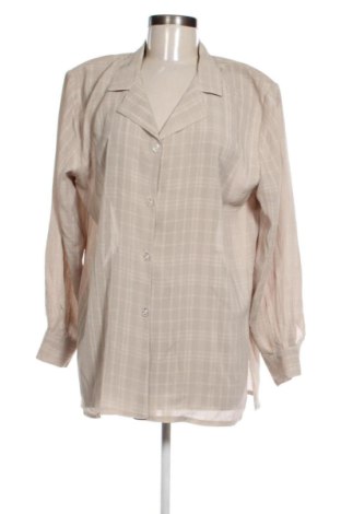 Γυναικείο πουκάμισο Unbranded, Μέγεθος XXL, Χρώμα  Μπέζ, Τιμή 21,00 €, #136885851