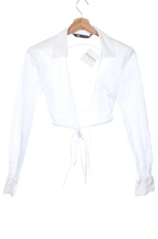 Γυναικείο πουκάμισο Zara, Μέγεθος XS, Χρώμα Λευκό, Τιμή 16,99 €, #136889630