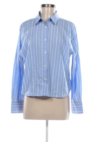 Cămașă de femei Zara, Mărime L, Culoare Albastru, Preț 51,99 Lei, #136890346
