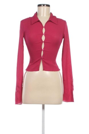 Дамска риза Bershka, Размер XS, Цвят Розов, Цена 9,71 €, #136893934