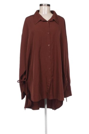 Дамска риза SHEIN, Размер 4XL, Цвят Кафяв, Цена 21,15 €, #136924225